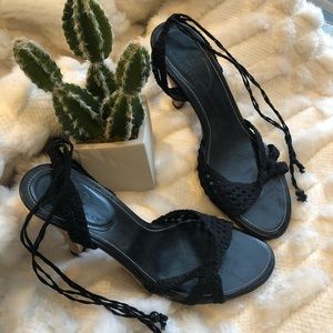 Cole Haan Crochet Heels, 6.5